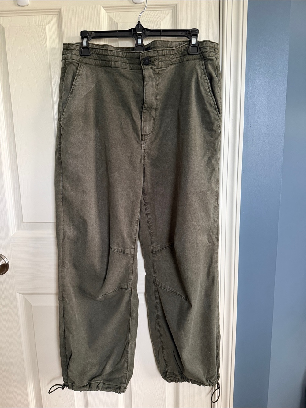 PAIGE Olive Cargo Utility Pants